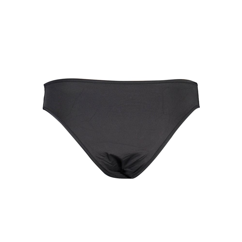 Karl Lagerfeld Black Elastane Swimwear