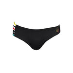 Karl Lagerfeld Black Elastane Swimwear with contrasting details and logo print