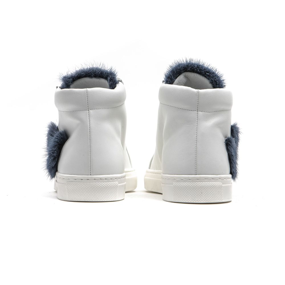 Mr&Mrs Italy White Leather Sneaker