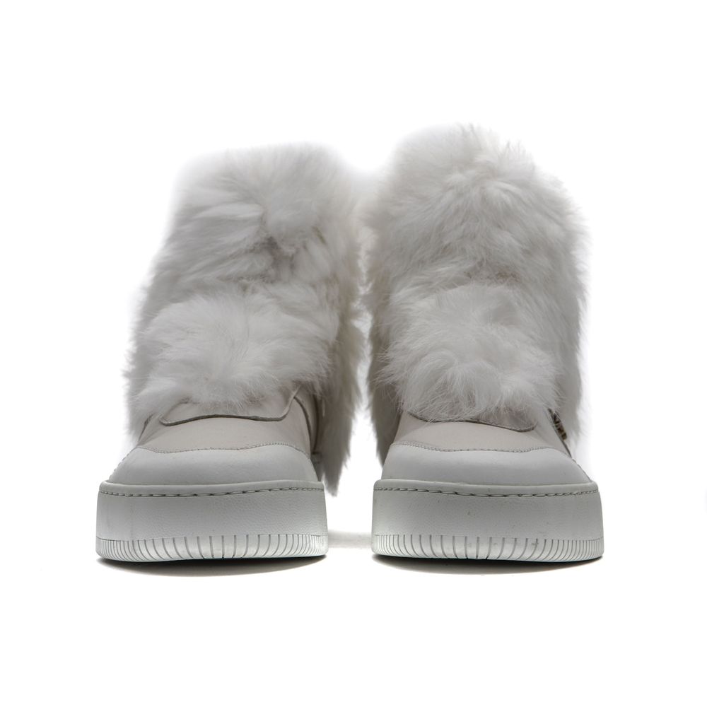 Mr&Mrs Italy White Cotton Women Sneaker