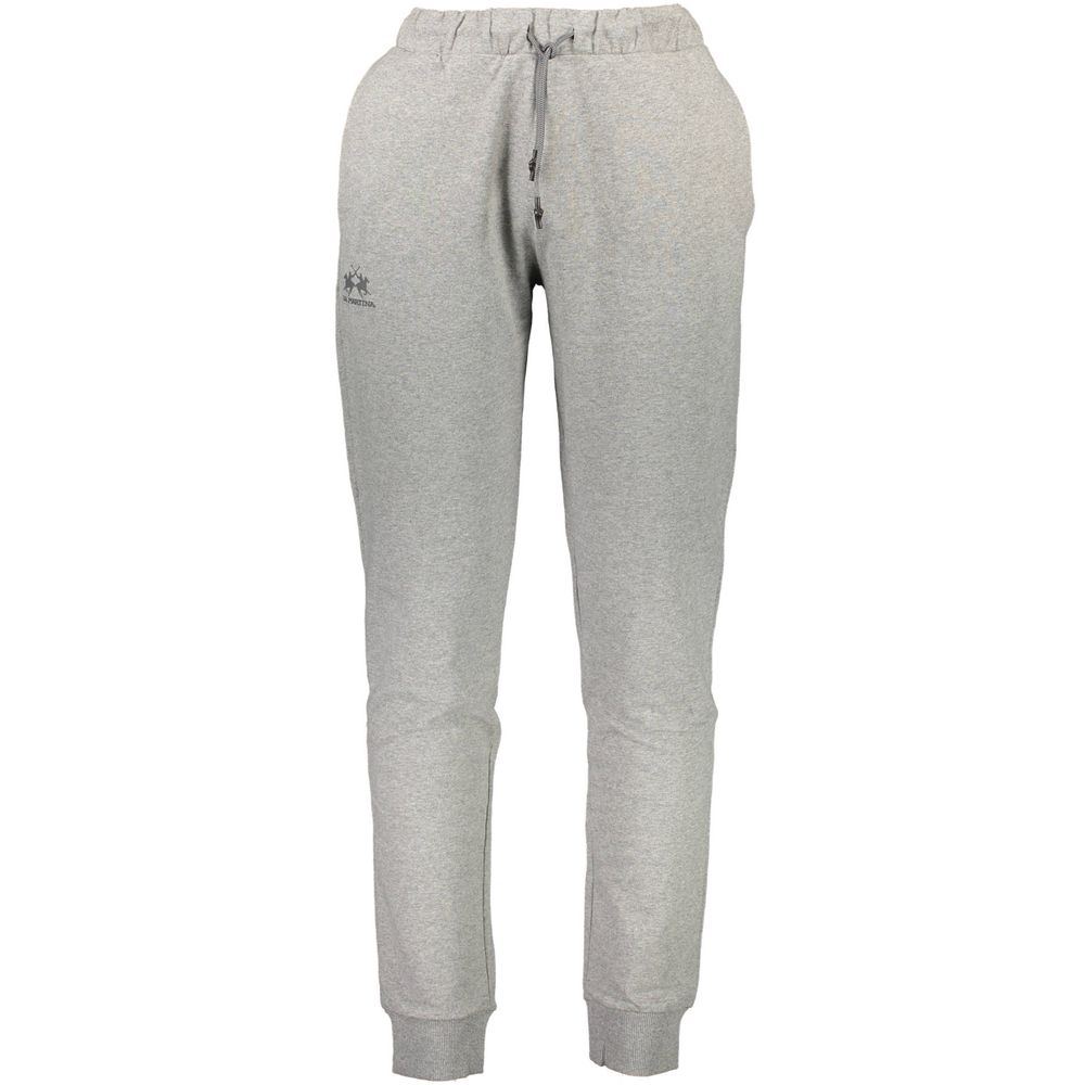 La Martina Gray Cotton Men's Sweatpant
