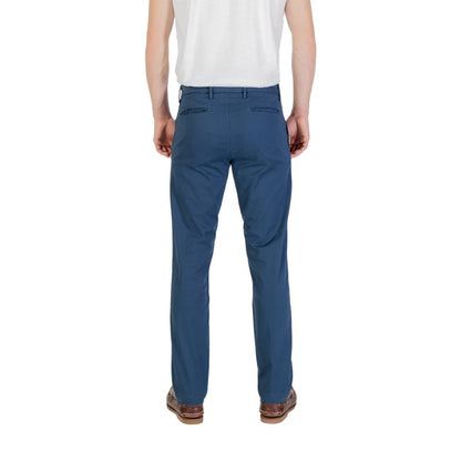 Borghese Blue Cotton Skinny Pants
