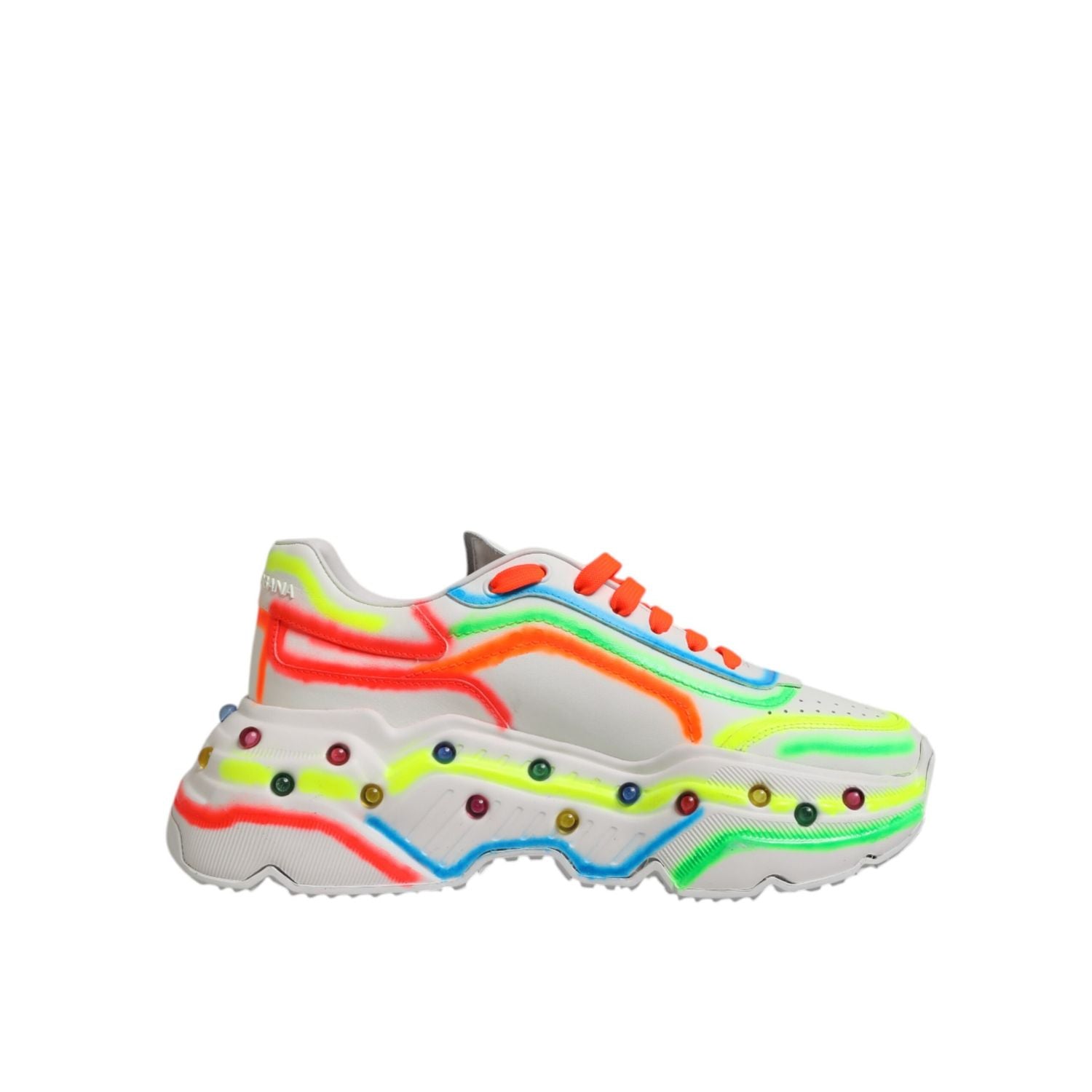 Dolce & Gabbana Multicolor Daymaster Low Top Sneakers Shoes