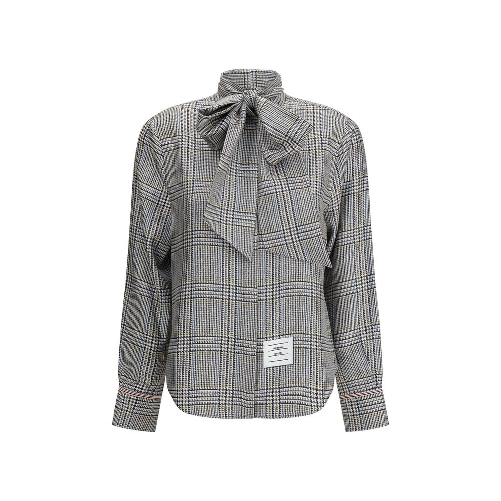 Thom Browne Beige Silk Dress Shirt