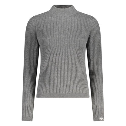 Pepe Jeans Gray Cotton Sweater