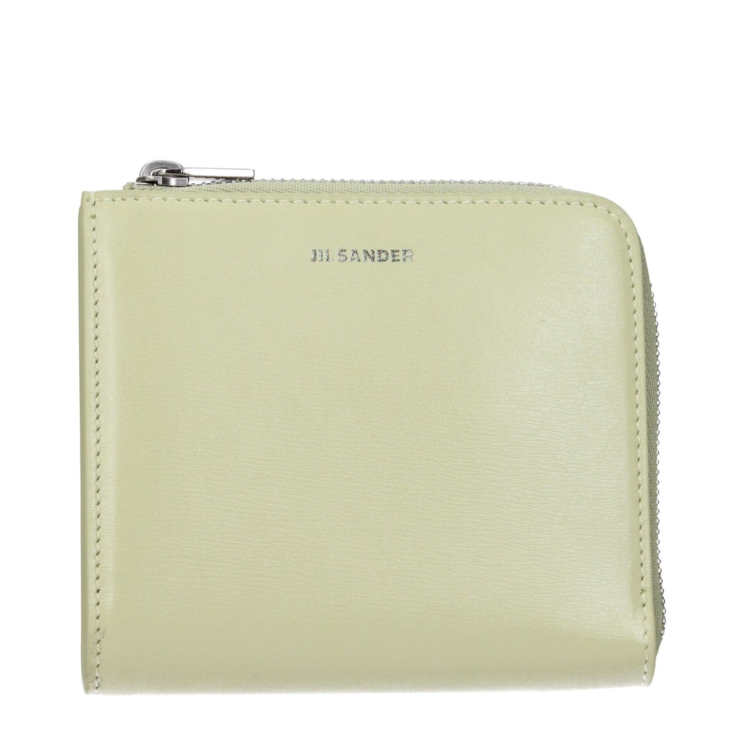 Jil Sander Green Leather Wallet
