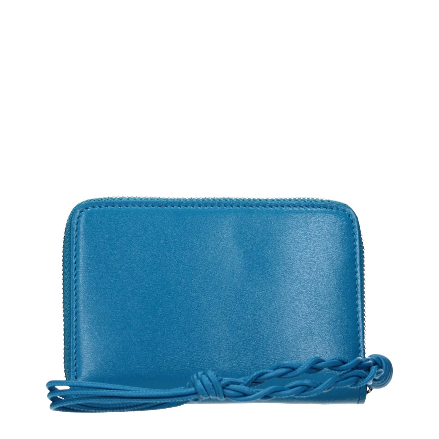 Jil Sander Blue Leather Wallet