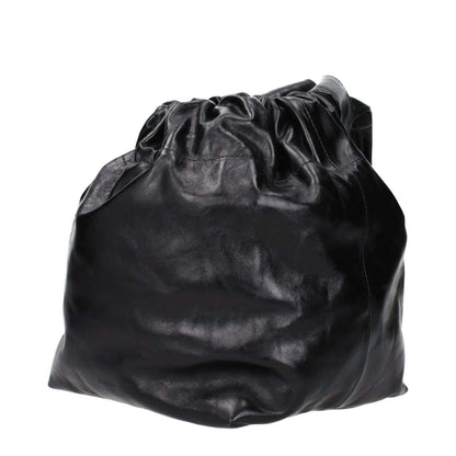 Jil Sander Black Leather Handbag