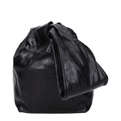 Jil Sander Black Leather Handbag