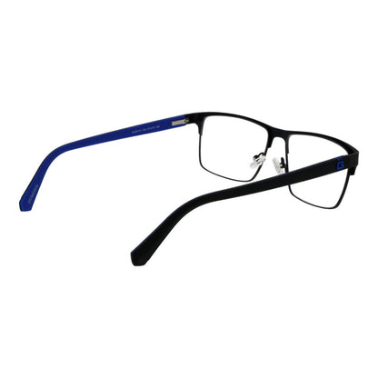 Guess Black Metal Glasses (Frames) for men, full-rim rectangle design with metal frame, size 57-15-145, including branded case.