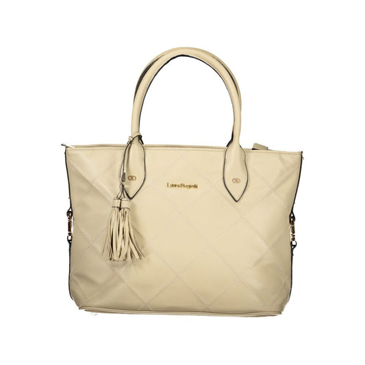 Laura Biagiotti Beige PVC Women Handbag