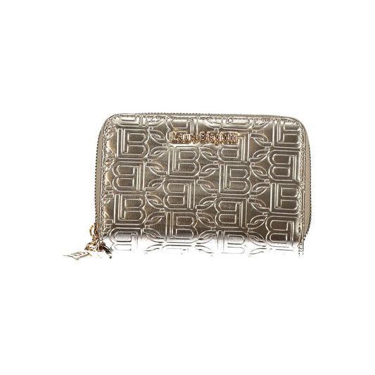 Laura Biagiotti Grigio Polyurethane Women Wallet