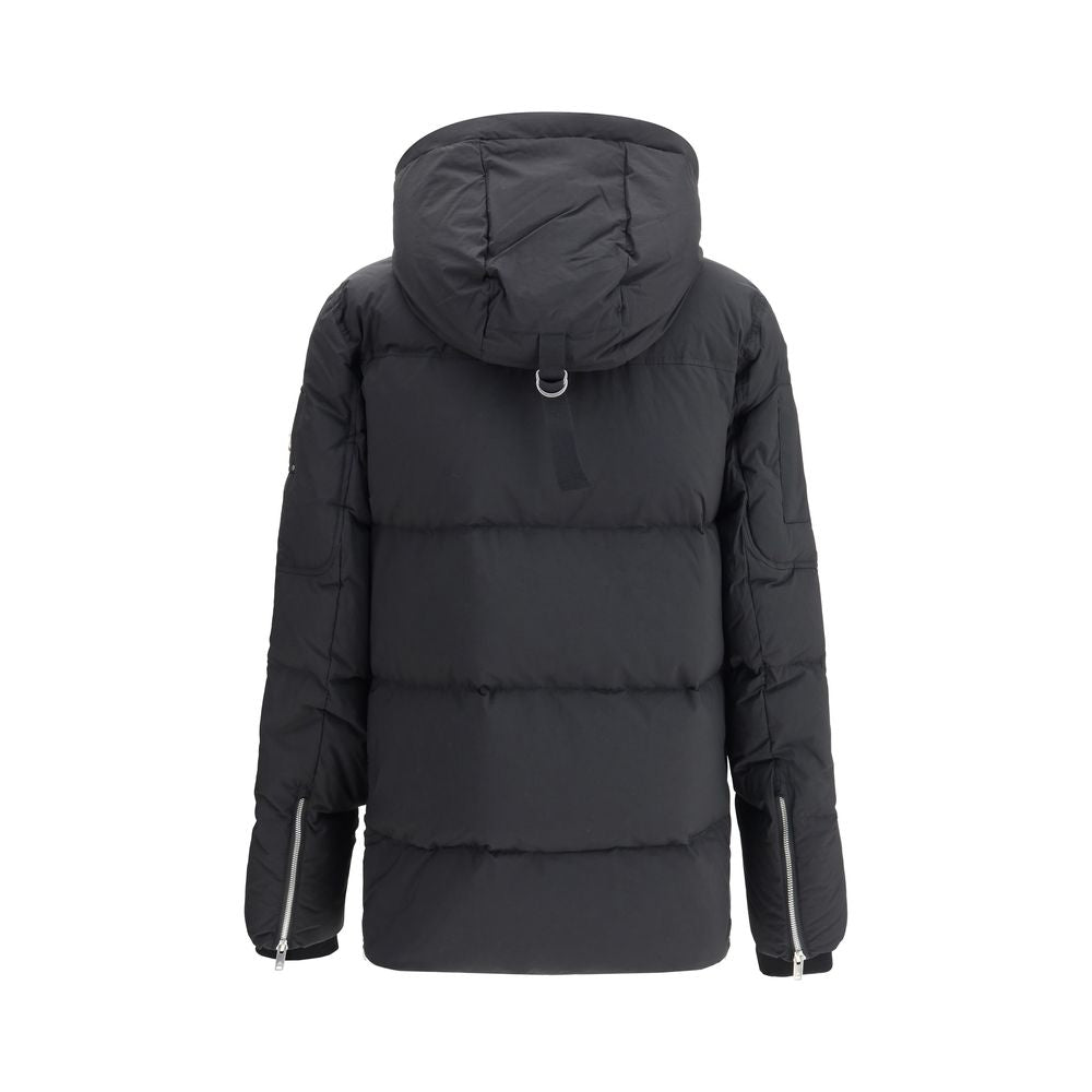 Moose Knuckles Black Nylon Coat