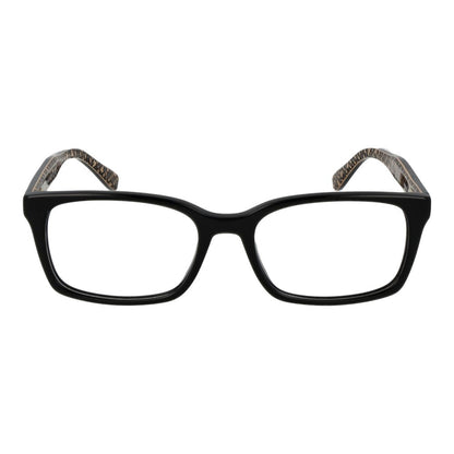 Tommy Hilfiger Black Acetate Glasses (Frames) with full-rim rectangle shape for women. Includes branded case and spring hinge.