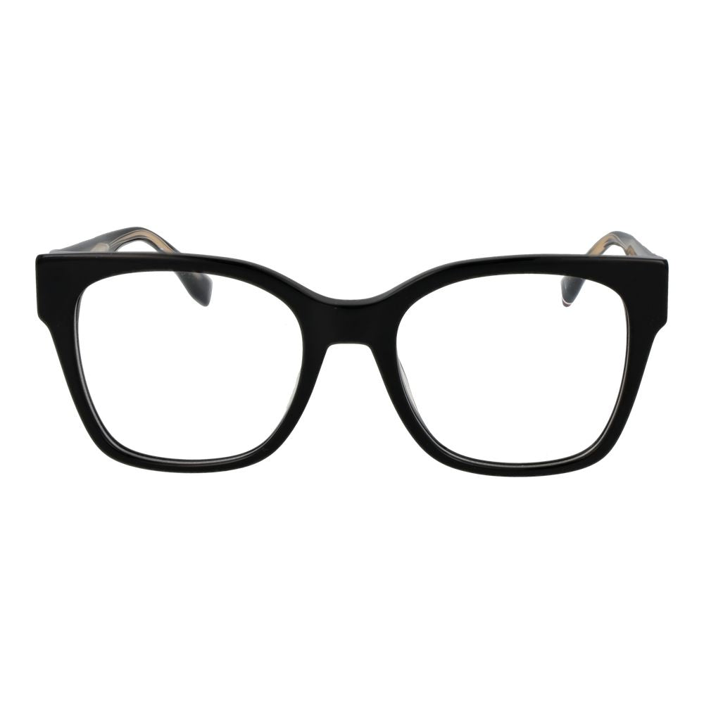 Tommy Hilfiger Black Acetate Glasses (Frames) for women, full-rim, rectangle style, with branded case included