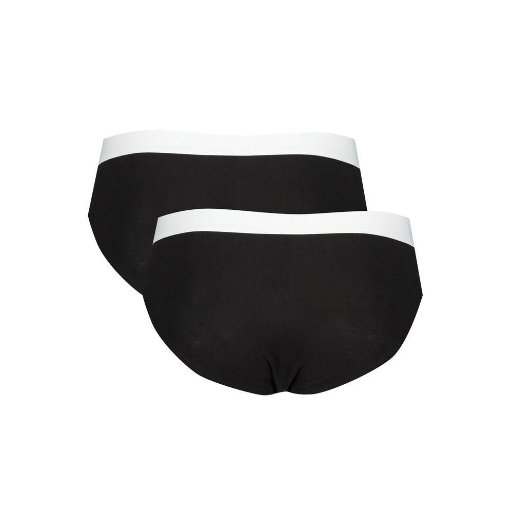Trussardi Black Cotton Underwear