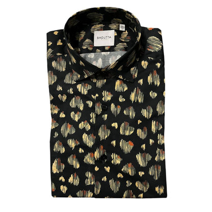 Bagutta Multicolor Cotton Men Shirt 1728,4XL,67345744032,Bagutta,Clothing,IT44 | XS,L,M,Men,Multicolor,New with tags,Pattern - Shirts - Clothing,S,Shirts - Clothing,XL,XS,XXL