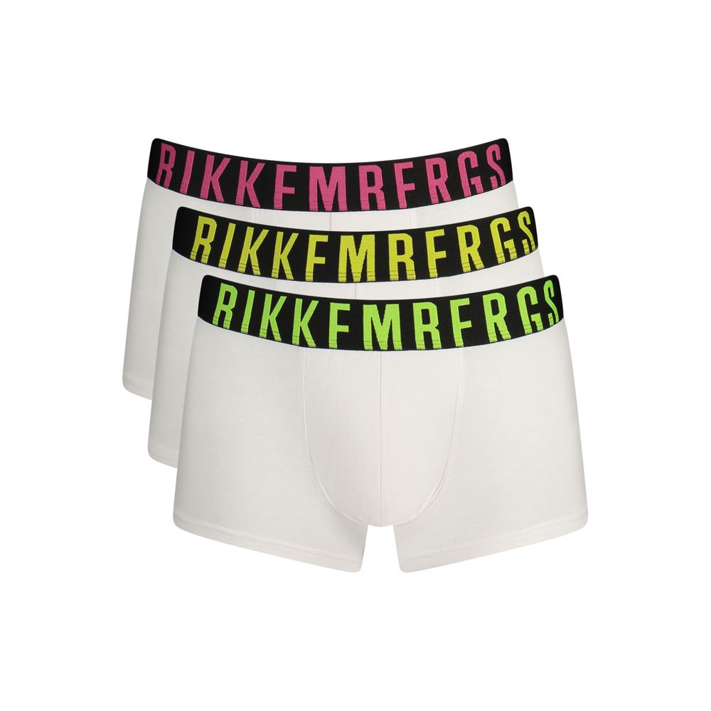 Bikkembergs White Cotton Boxers