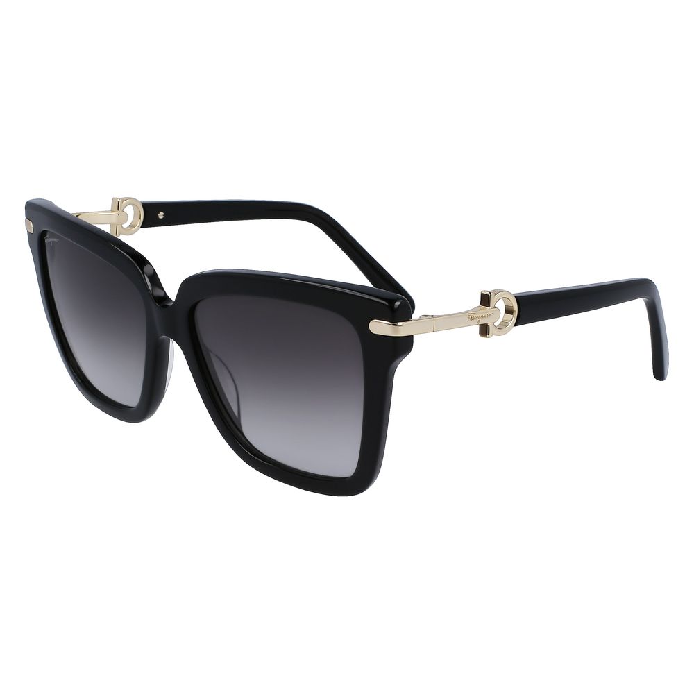 Ferragamo Black Acetate Sunglasses 1728,67434610848,Accessories,Black,Ferragamo,Glasses and Sunglasses - Accessories,New with tags,Sunglasses - Glasses and Sunglasses - Accessories,Women