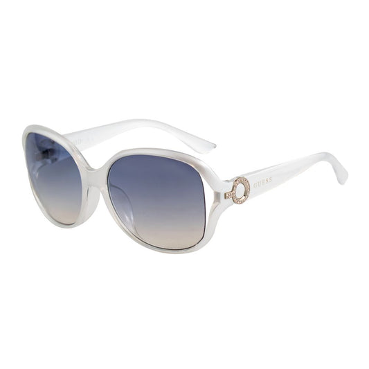 Guess White Injected Sunglasses 1728,67434610848,Accessories,Glasses and Sunglasses - Accessories,Guess,New with tags,Sunglasses - Glasses and Sunglasses - Accessories,White,Women