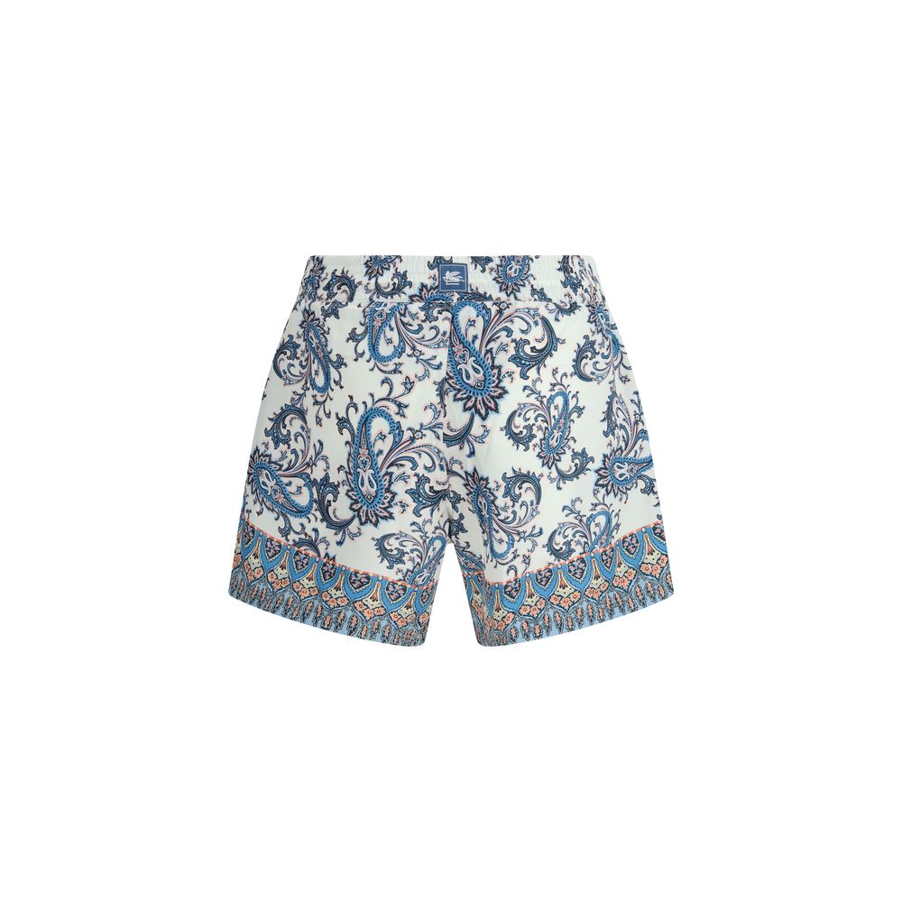 Etro Multicolor Polyester Short And Mini Shorts 1728,72470364320,Clothing,Etro,L,M,Men,Multicolor,New with tags,S,Short and Mini - Shorts - Clothing,Shorts - Clothing,XL