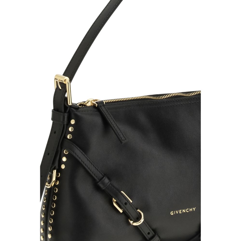 Givenchy Black Calf Leather Bos Taurus Shoulder Bag 1728,72470364320,Bags,Black,Givenchy,New with tags,Shoulder Bags - Bags,Women