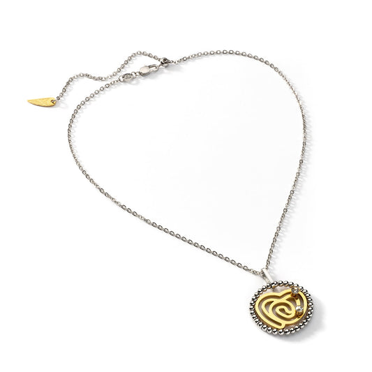 AN JEWELS JEWELRY Mod. AL.NSOKLSYC necklace with intricate design on white background.