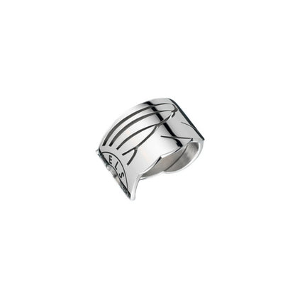 AN JEWELS JEWELRY Mod. AL.RFY01S-8 silver ring with intricate design