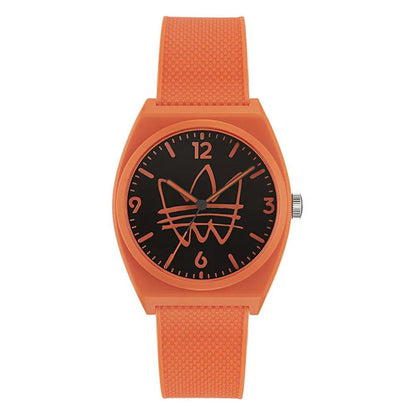 Adidas Orange Synthetic Sport Watch Adidas
