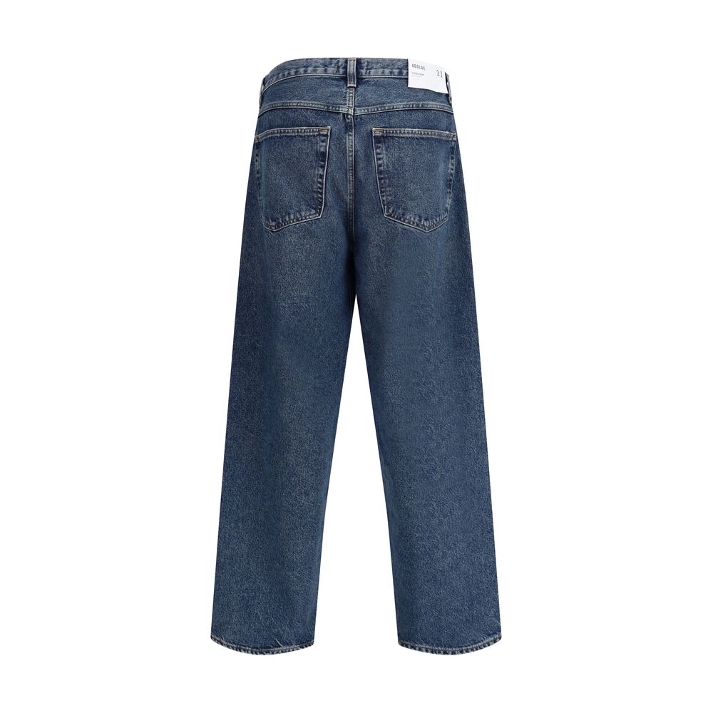 Agolde Blue Cotton Jeans Denim Agolde