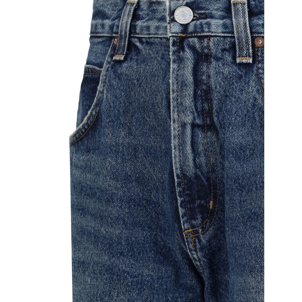 Agolde Blue Cotton Jeans Denim Agolde