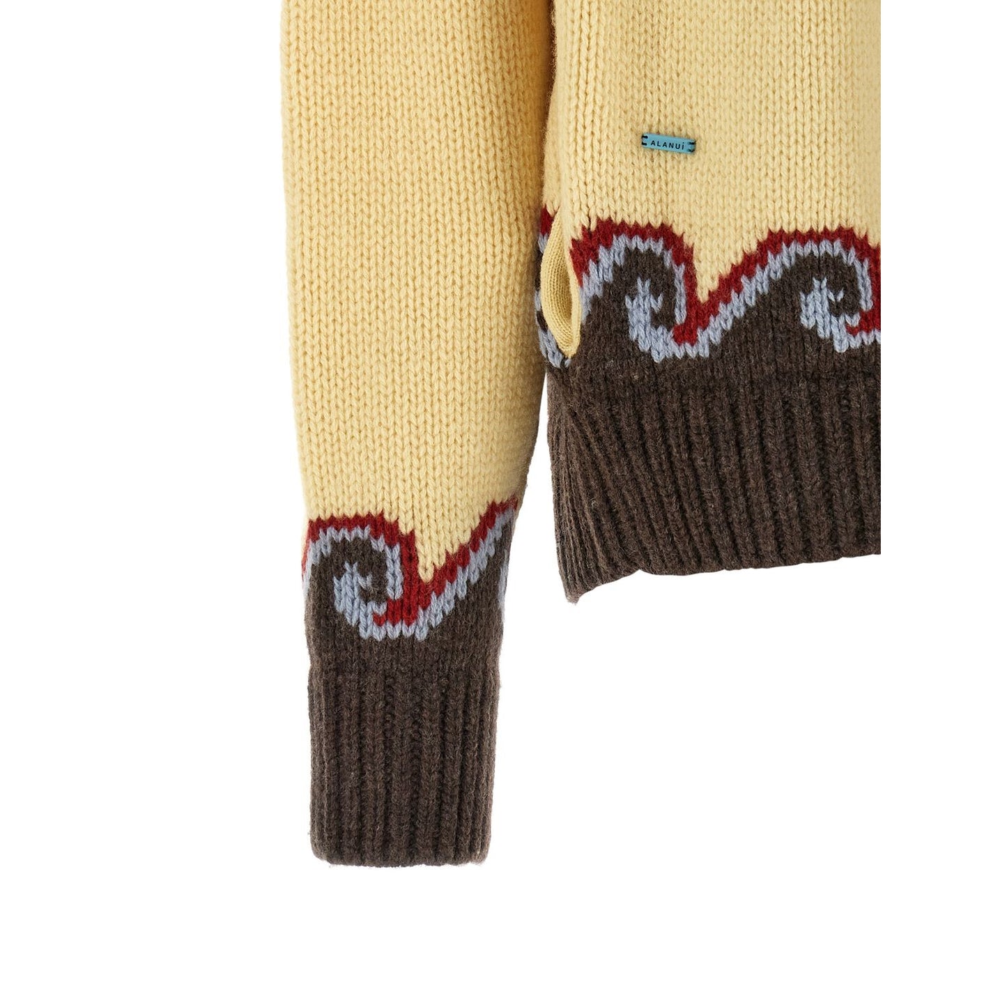Alanui Multicolor Virgin Wool Cardigan