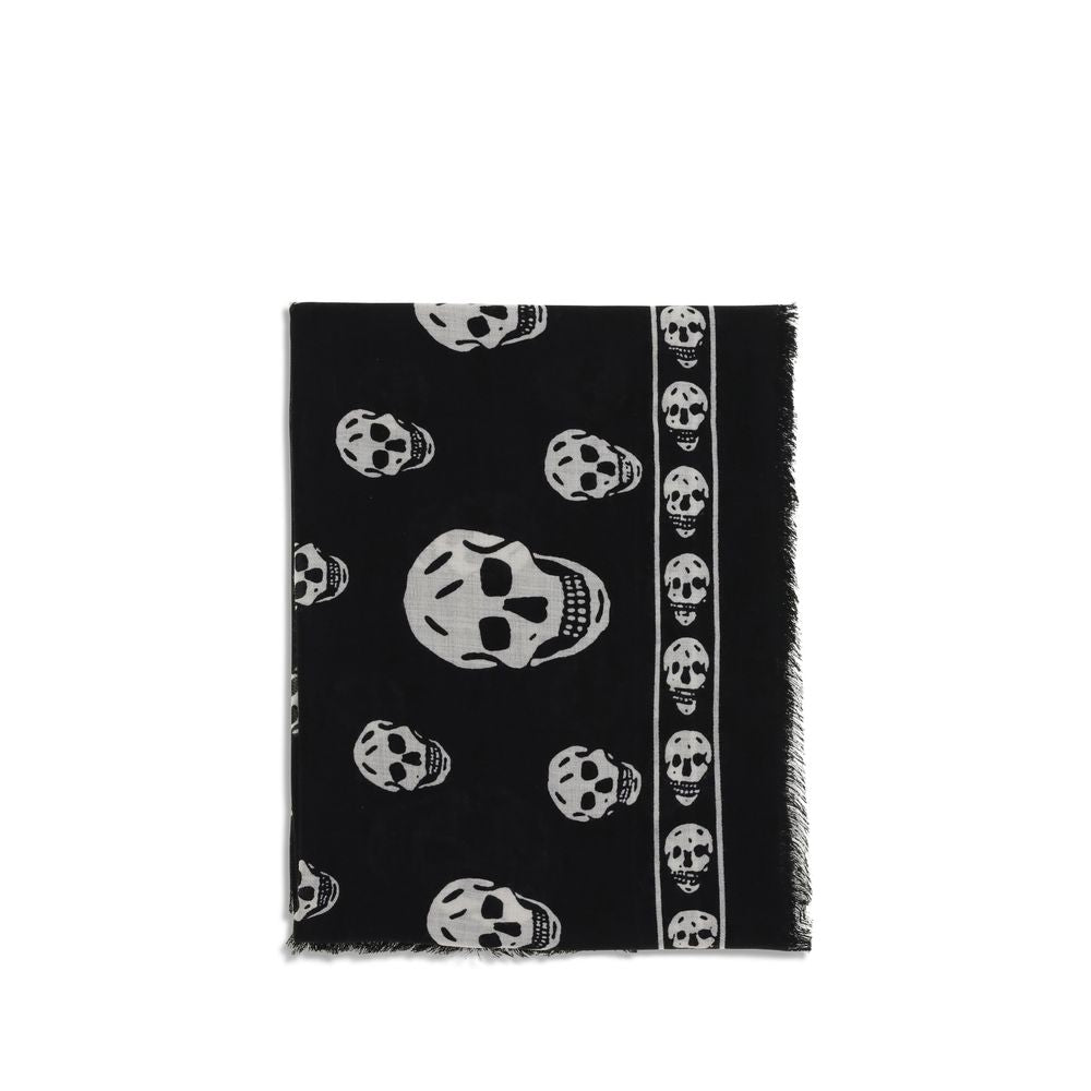 Alexander McQueen Black Modal Scarf