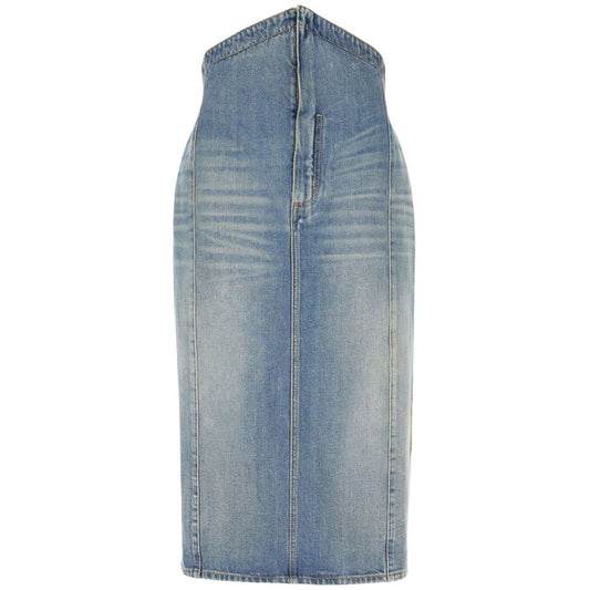 Alexander McQueen Skirts Clear Blue Skirts