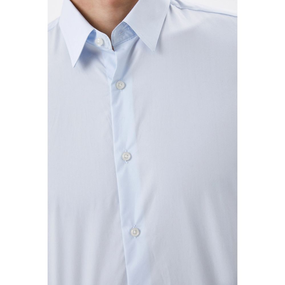 Antony Morato Blue Cotton Dress Shirt