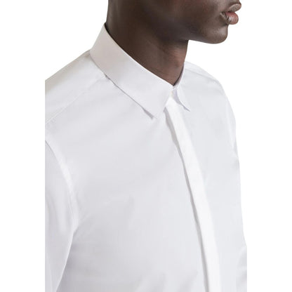 Antony Morato White Cotton Dress Shirt