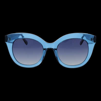 BENETTON MOD. BE5090 53649 sunglasses for lady in blue frame with gradient lenses.