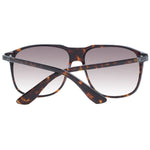 BMW Brown Men Sunglass with full-rim plastic frame and gradient lenses, offering 100% UVA & UVB protection, includes branded case.