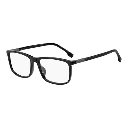 BOSS MOD. BOSS 1834_G stylish black eyewear for men, gent lenses, sleek rectangle frame.