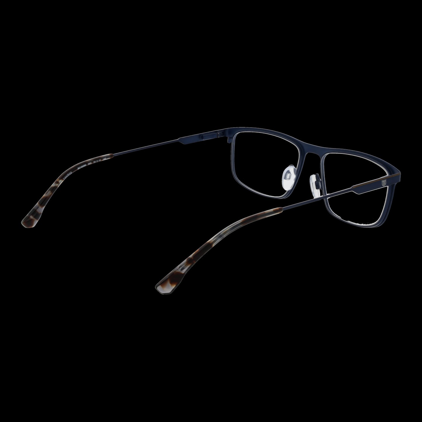 BULGET MOD. BG1808M 5506A gent's eyeglasses with sleek metal frame and tortoiseshell temples, ideal for timeless style.