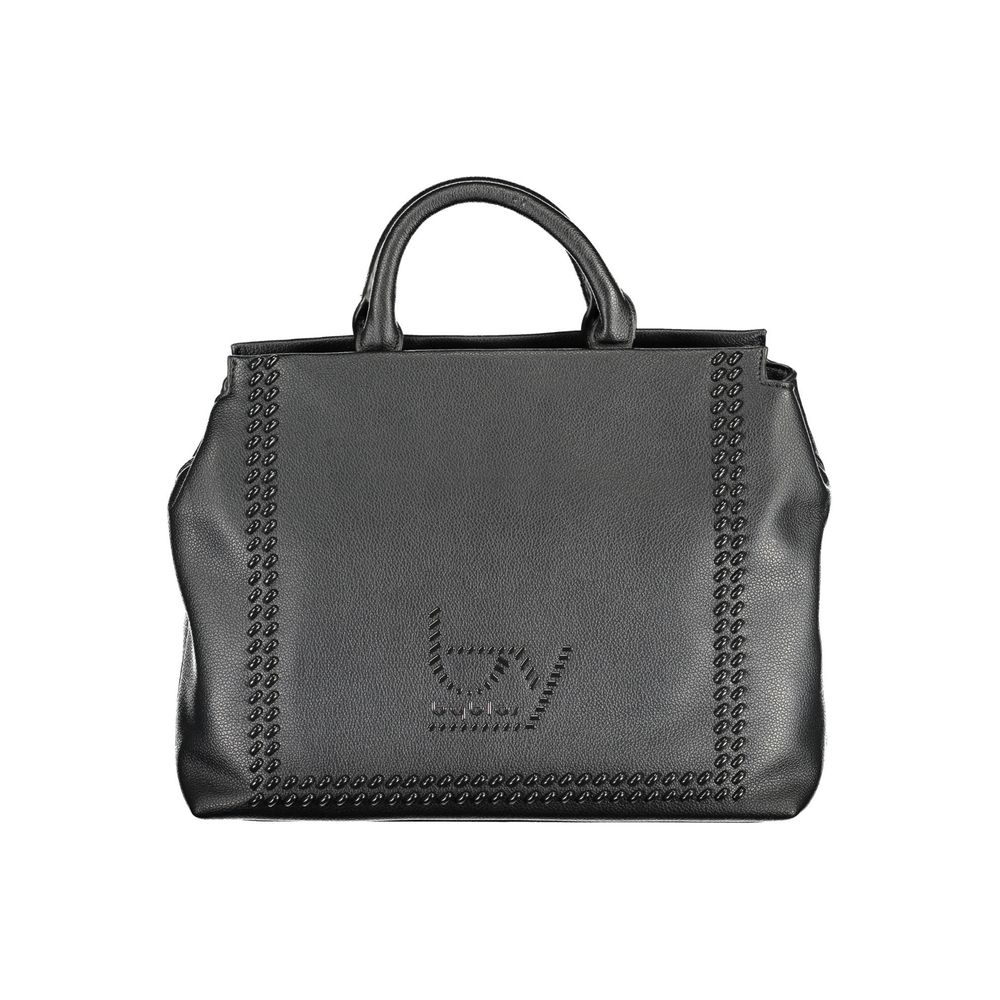 BYBLOS Black Polyurethane Women Handbag