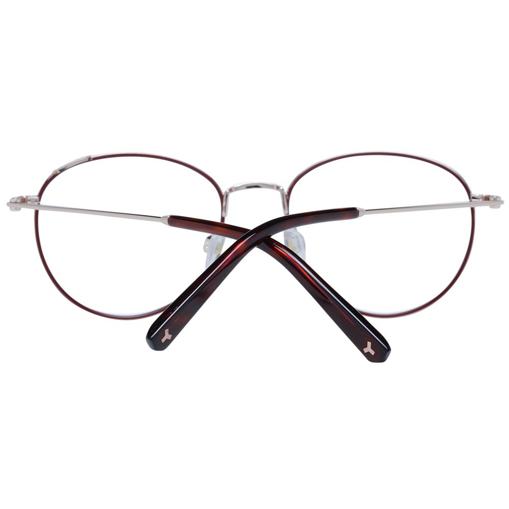 Bally Burgundy Metal Glasses (Frames)