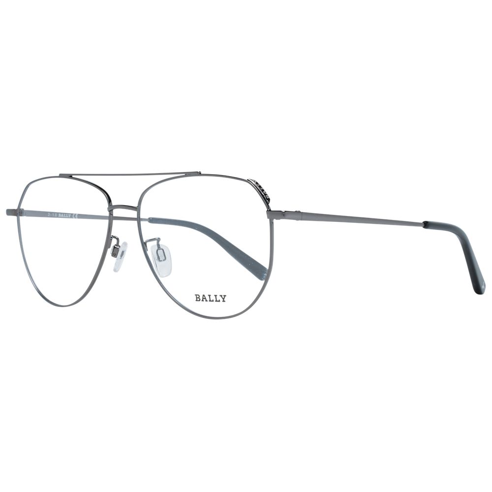 Bally Gray Metal Glasses (Frames) Bally