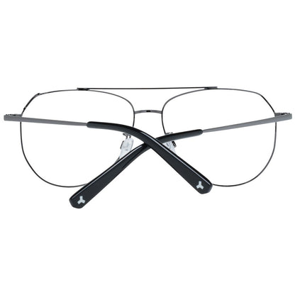 Bally Gray Metal Glasses (Frames) Bally