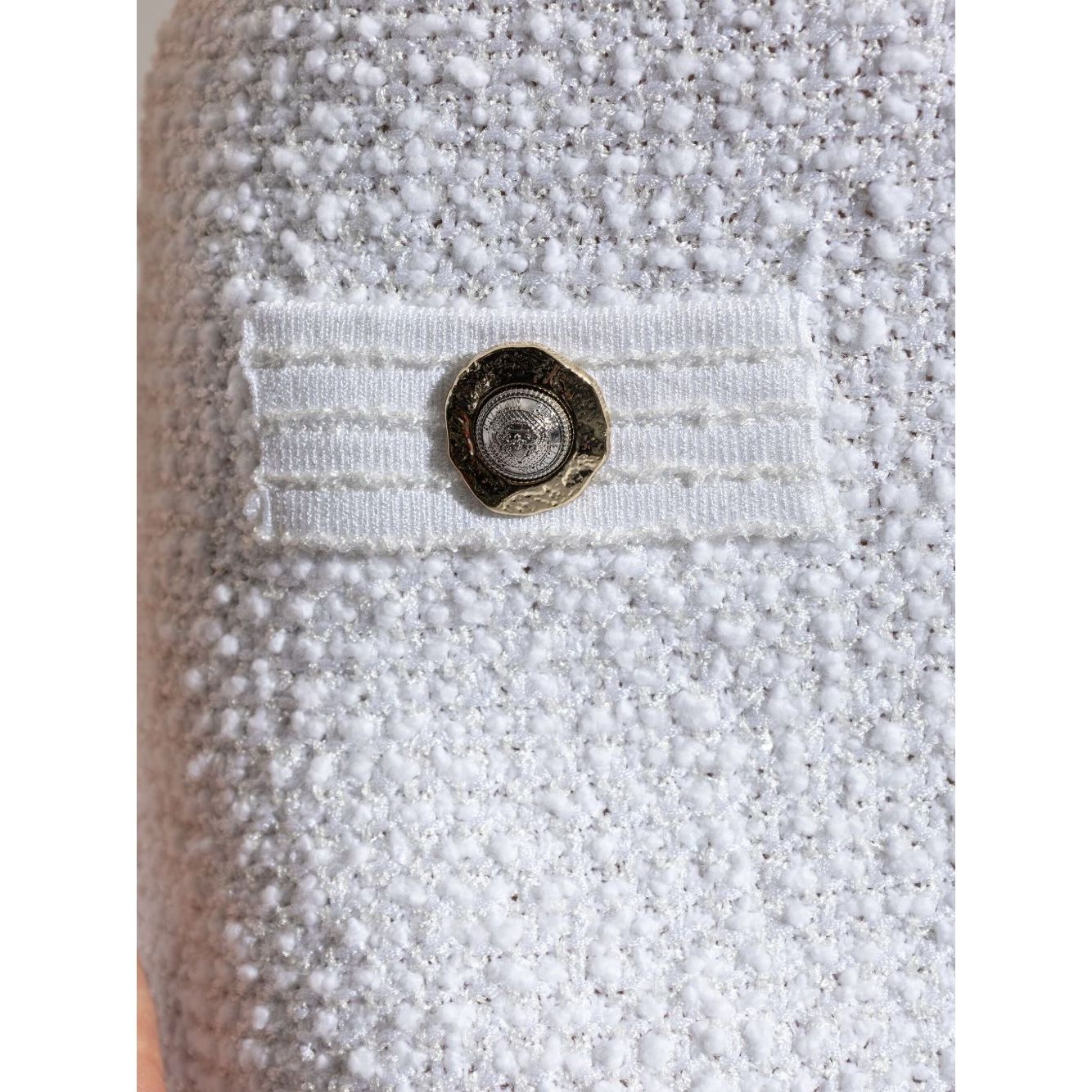 Balmain Tweed Mini Skirt