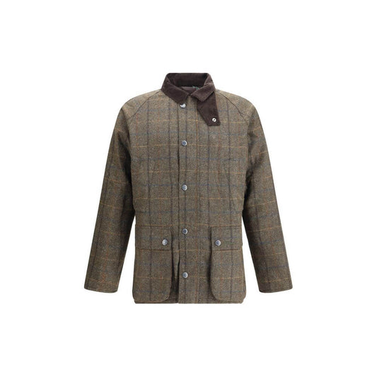 Barbour Green Wool Coat