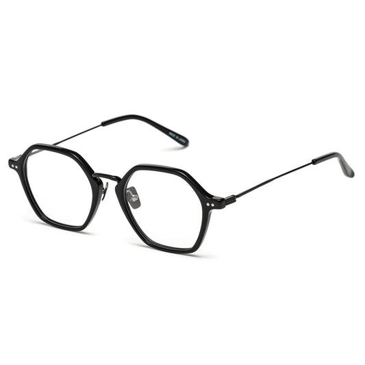Belstaff Black Stainless Steel Glasses (Frames) Belstaff