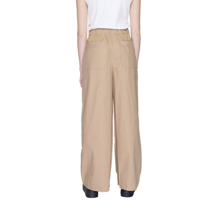 Blauer Beige Cotton Casual Pants Blauer