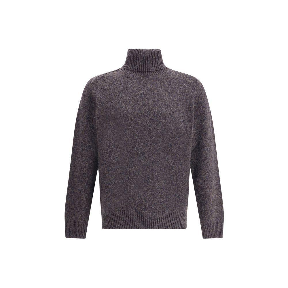 Brooksfield Multicolor Fleece Wool Turtleneck Brooksfield