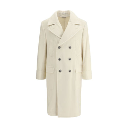 Brunello Cucinelli Cream Cashmere Coat